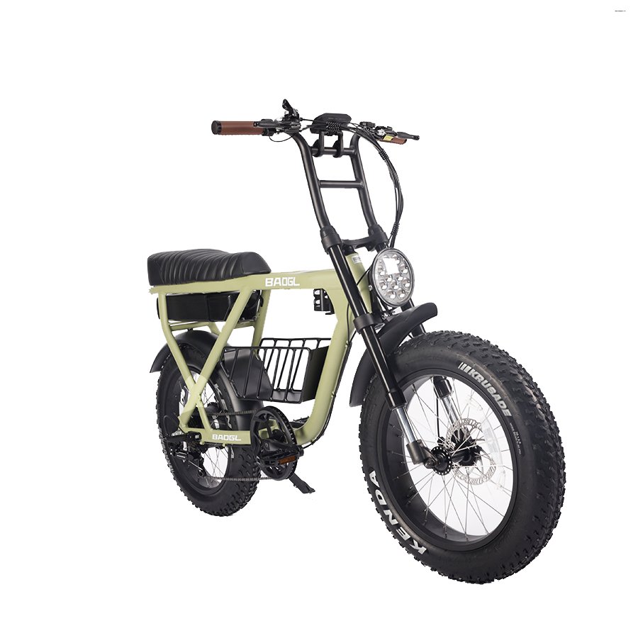 high end BAOGL new frame model city road fat tire mountain ebike 73 city ebike full suspension super electric hybrid bike