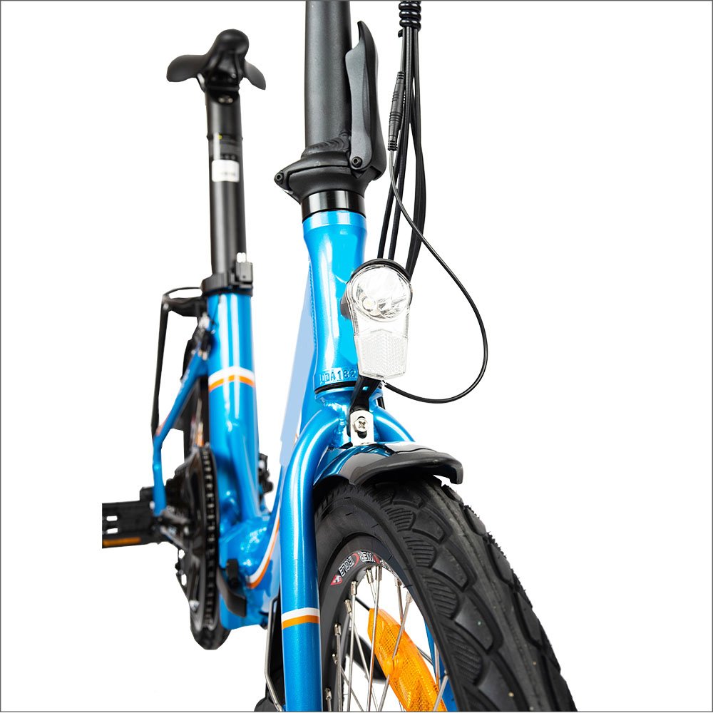 EZREAL 20*2.1 Electric City Bike 250W 36V Aluminum Alloy Frame Tube Lithium Battery Rear Hub Motor Disc Brake 20 Inch Tire Width
