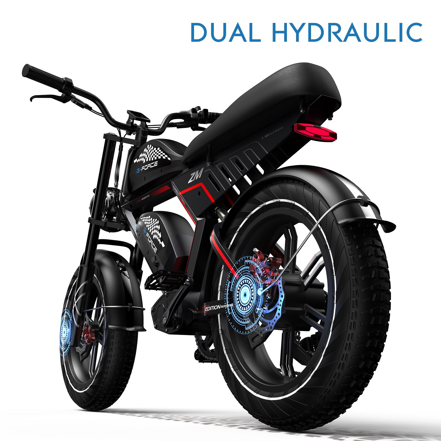 EU US Warehouse Men's 48V 25AH Electric Mountain Bike Disc Brake System Fat tire Electric bicycle Bike Lithium Battery