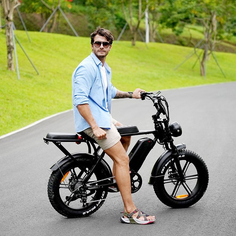 EU DK Stock New 48v 250w Retro E-Bike Electric Fat Tire E Bike Fast Ebike Electric Mountain Bike OUXI V8 Denmark Warehouse