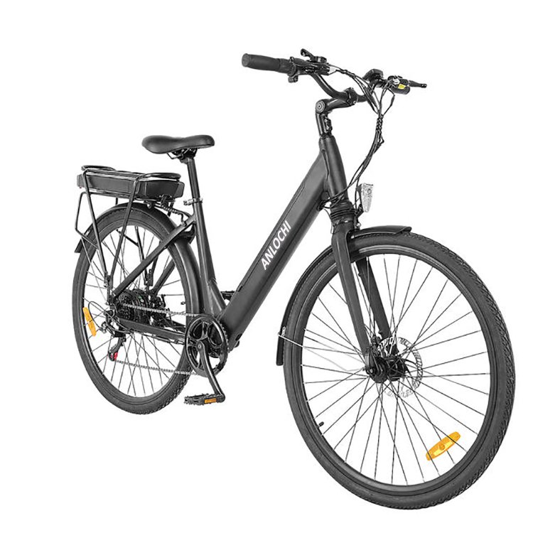 ANLOCHI popular cheap retro electric city e bike light 36V 250W 14Ah step through ebike women electric bicycle 28 inch e bike