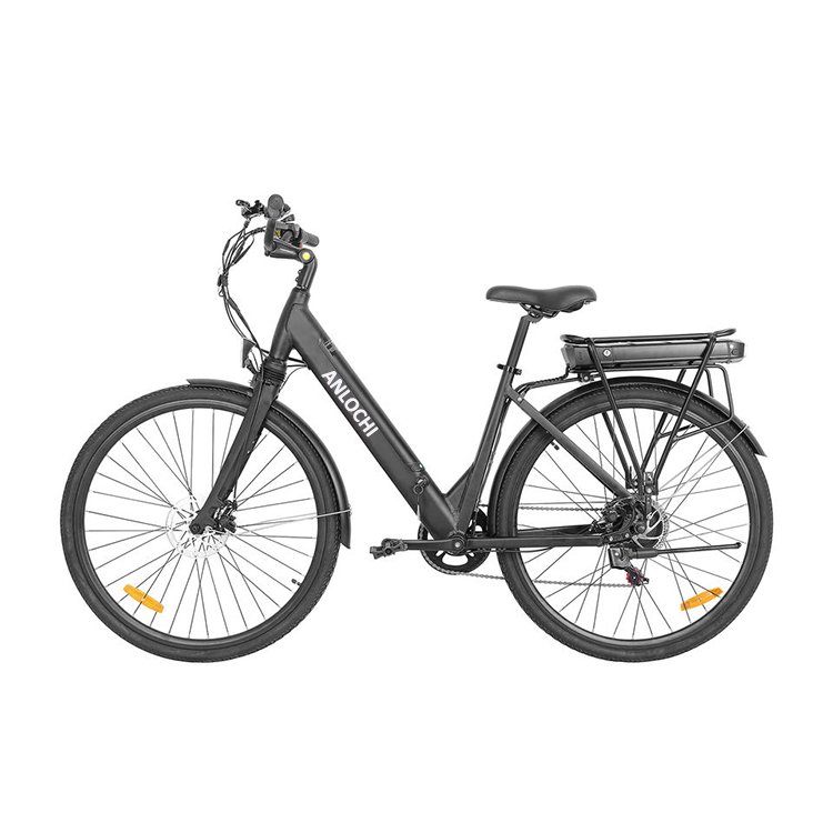 ANLOCHI popular cheap retro electric city e bike light 36V 250W 14Ah step through ebike women electric bicycle 28 inch e bike