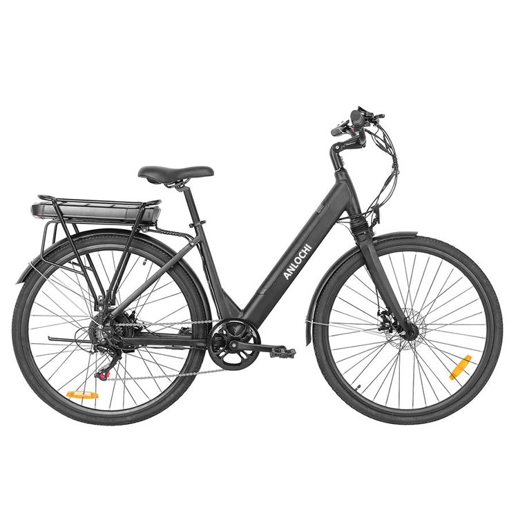 ANLOCHI popular cheap retro electric city e bike light 36V 250W 14Ah step through ebike women electric bicycle 28 inch e bike