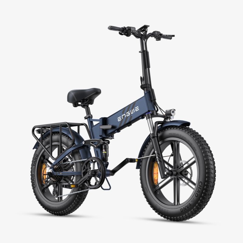 USA EU UK stock engwe engine pro 2.0 52V 16Ah Hide lithium battery Hydraulic Suspension 45KM/H Mountain foldable electric bike