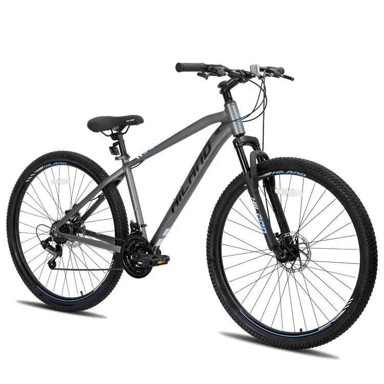 High Quality 21 Speed MTB Mountain Bikes Aluminum Bike with Disc Brake Steel Fork Bead Pedal