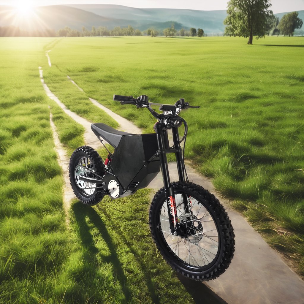 72V 75Ah battery Hydraulic damping central motor electric mountain bike stealth bomber