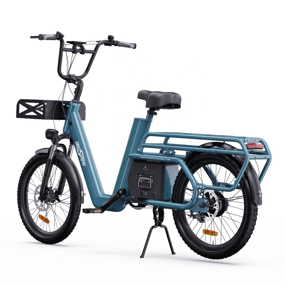20 Inch Long Range Ebike Delivery 48V 27Ah 650W Electric Cargo E-bike For Food Delivery Europe City Bicycle Bike EU warehouse