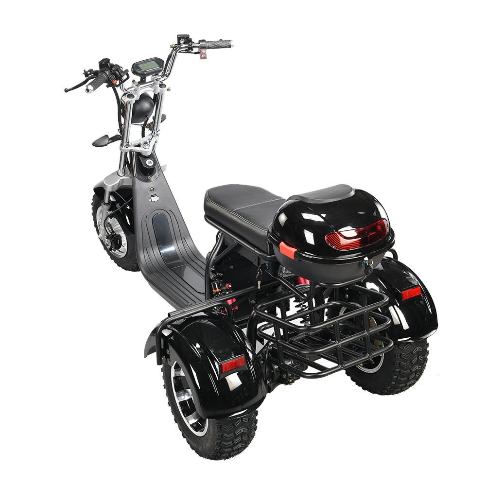 Long Range Off Road Citycoco 3 Wheels Tricycle Electric Mope Scooter Electrique 3000W Fast Usa Warehouse Electric E Scooter