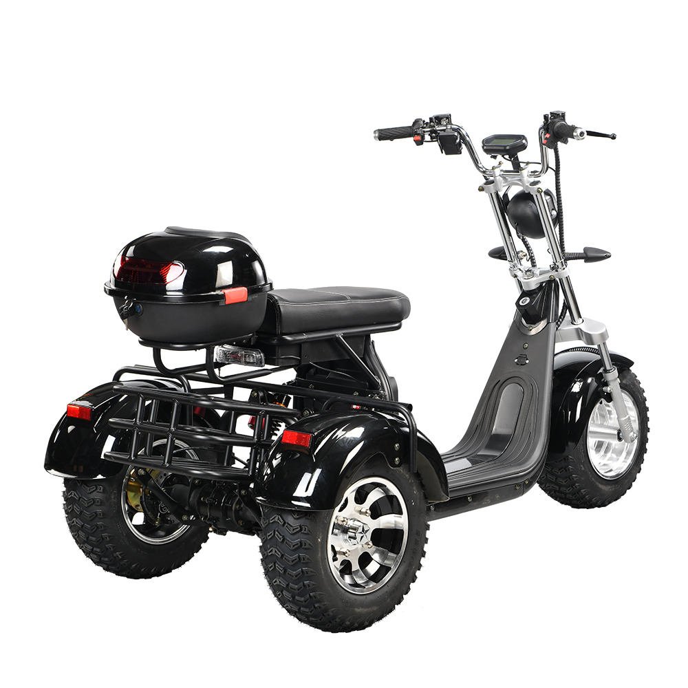 Long Range Off Road Citycoco 3 Wheels Tricycle Electric Mope Scooter Electrique 3000W Fast Usa Warehouse Electric E Scooter