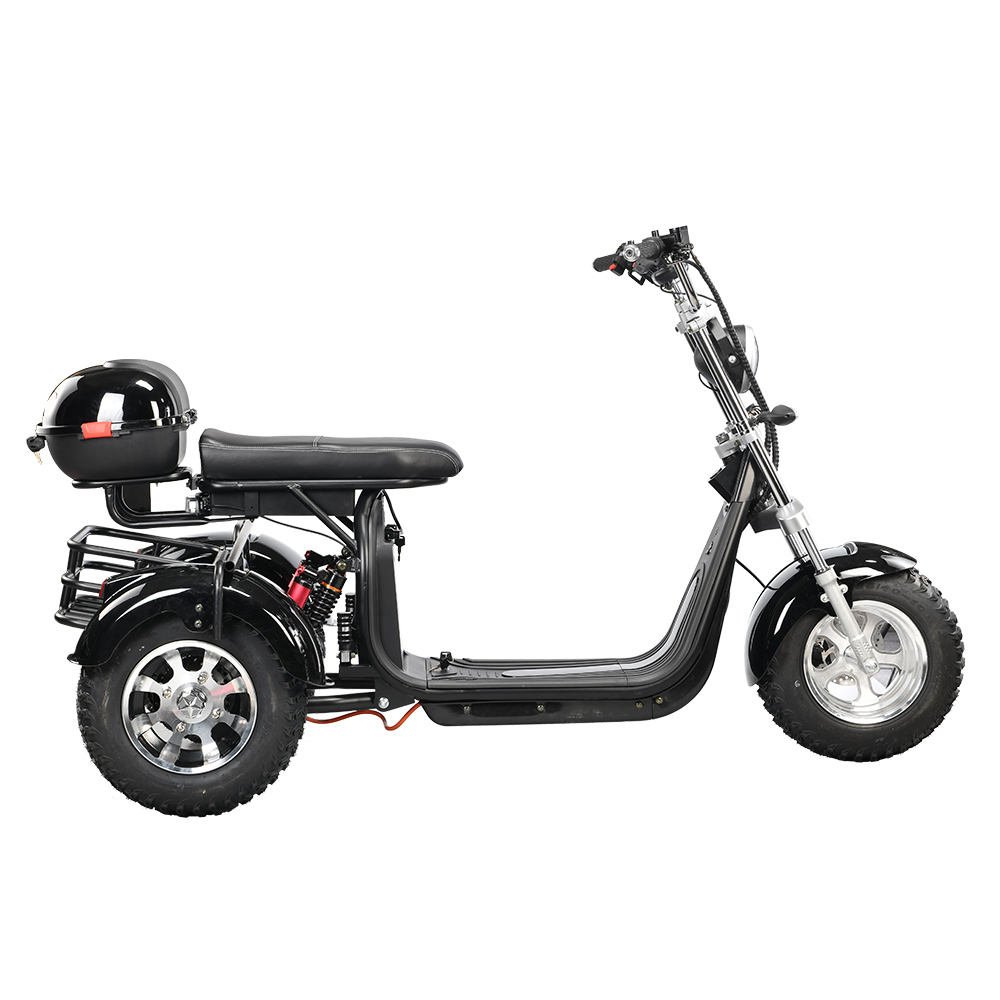 Long Range Off Road Citycoco 3 Wheels Tricycle Electric Mope Scooter Electrique 3000W Fast Usa Warehouse Electric E Scooter