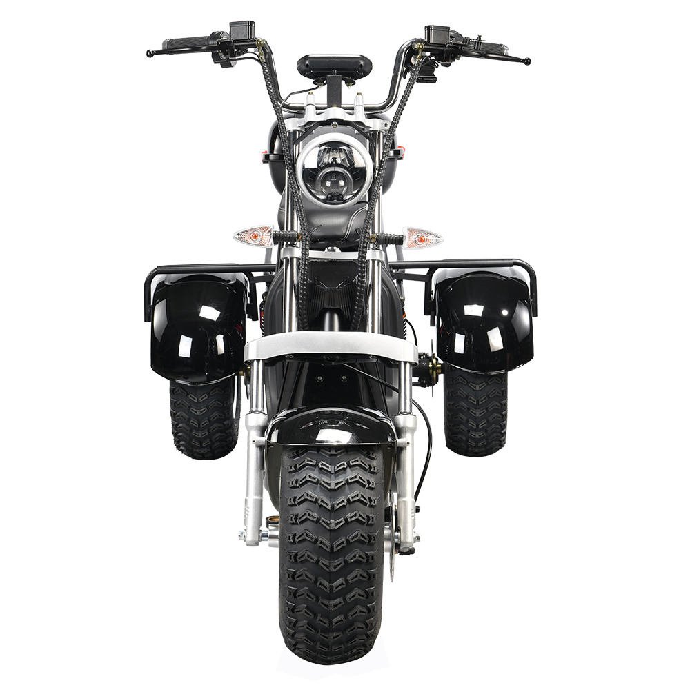 Long Range Off Road Citycoco 3 Wheels Tricycle Electric Mope Scooter Electrique 3000W Fast Usa Warehouse Electric E Scooter