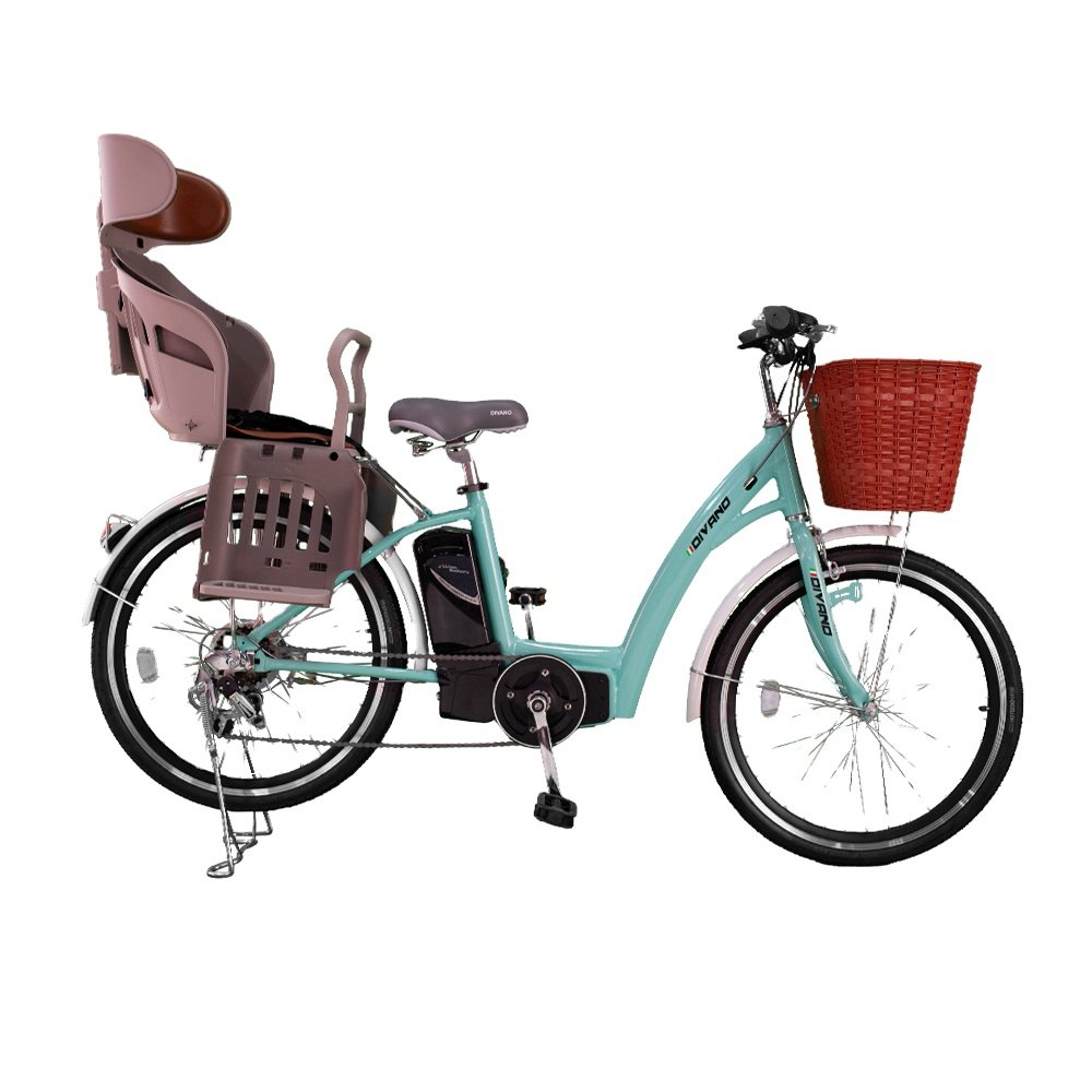 Divano Wholesale Price Light Grey Electric City Bike 24 Inch 7 Speed 36V Bicycle For Sale