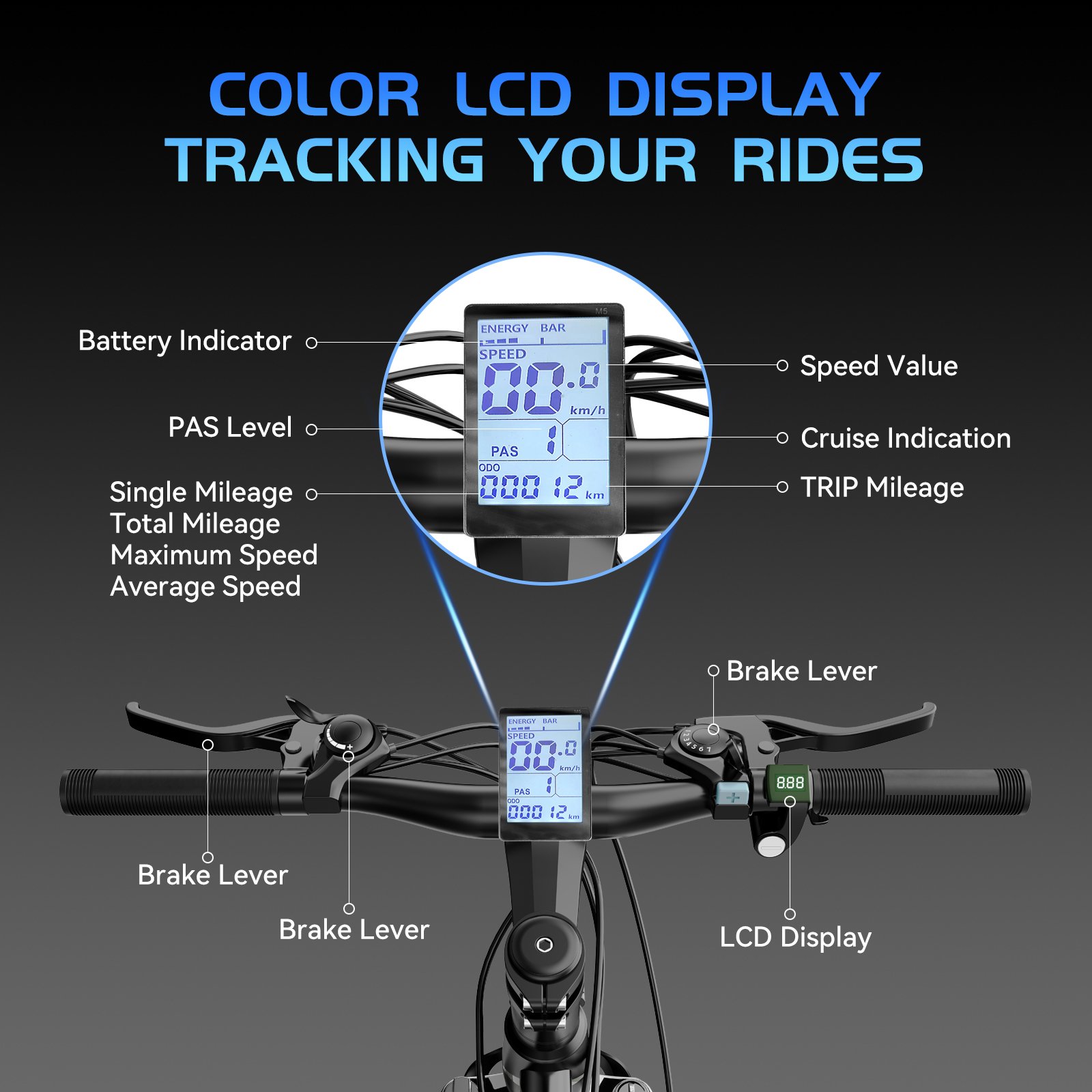 Factory Direct Sales 26inch Long Range 500W Motor 15AH Lithium Battery Electric Hybrid Bike 7 Speed Mountain E-Bike