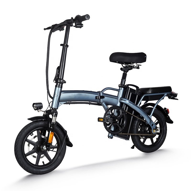 New Rear Hub Fast 14" Fat Tire 500 Watt Folding E Bike Bicycle 48V 500 W 350 W City Foldable Electric Bike Us Stock