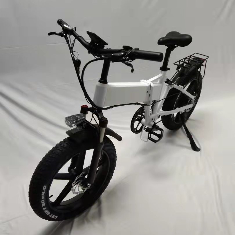 Electric mountain bike 750W 48V motor 17.5ah 48V lithium battery 20" wheel fat tire alloy aluminum frame electric folding bike
