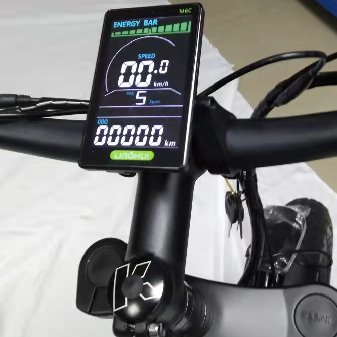 Electric mountain bike 750W 48V motor 17.5ah 48V lithium battery 20" wheel fat tire alloy aluminum frame electric folding bike
