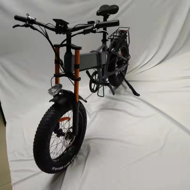 Electric mountain bike 750W 48V motor 17.5ah 48V lithium battery 20" wheel fat tire alloy aluminum frame electric folding bike