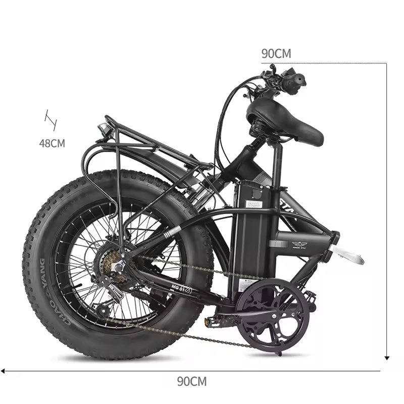 Ridstar G20 Electric Folding Bike 20 Inch Fat Tire Adult Electric Bike Electric Mountain Bike