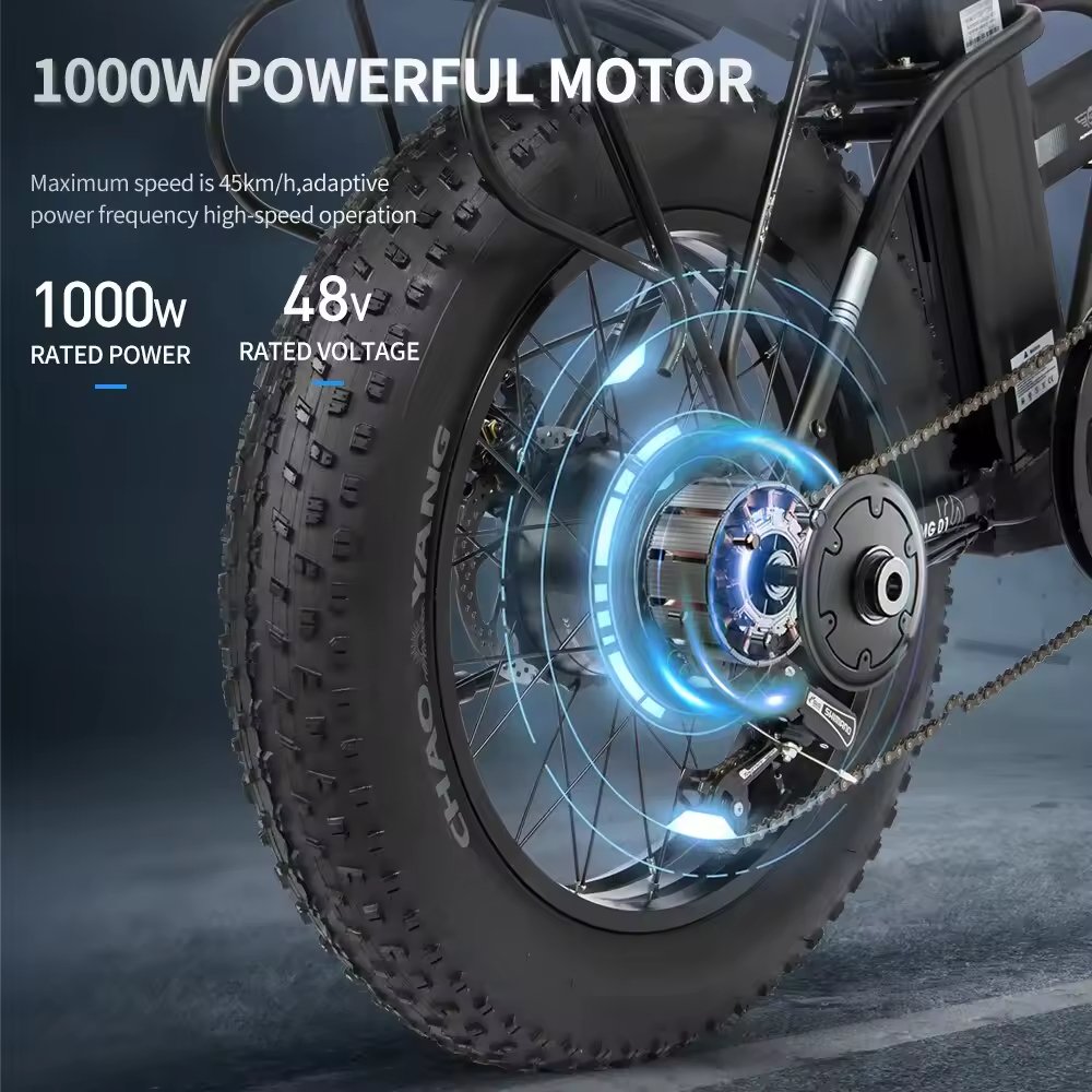 Ridstar G20 Electric Folding Bike 20 Inch Fat Tire Adult Electric Bike Electric Mountain Bike