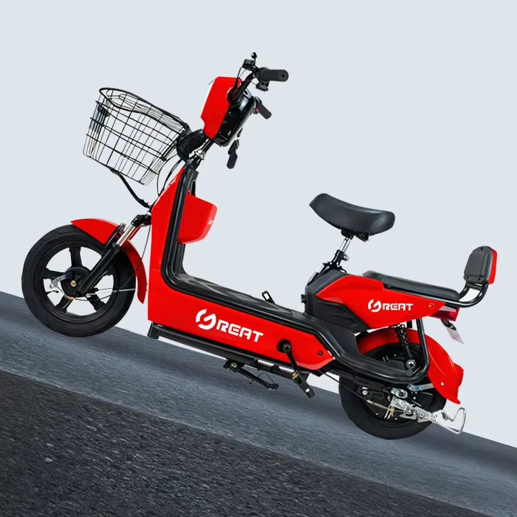 48V Electric City Bike Steel Frame with down Tube Battery & Electronic Sensor Electric Bikes Ebike Sale
