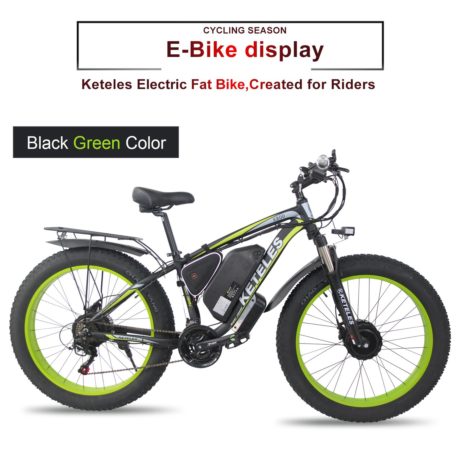 EU Warehouse Top Selling High Quality Fat Tire Lithium Battery 26 inch X 4.0 48V 23ah 100km Boost Range Electric Mountain Bike