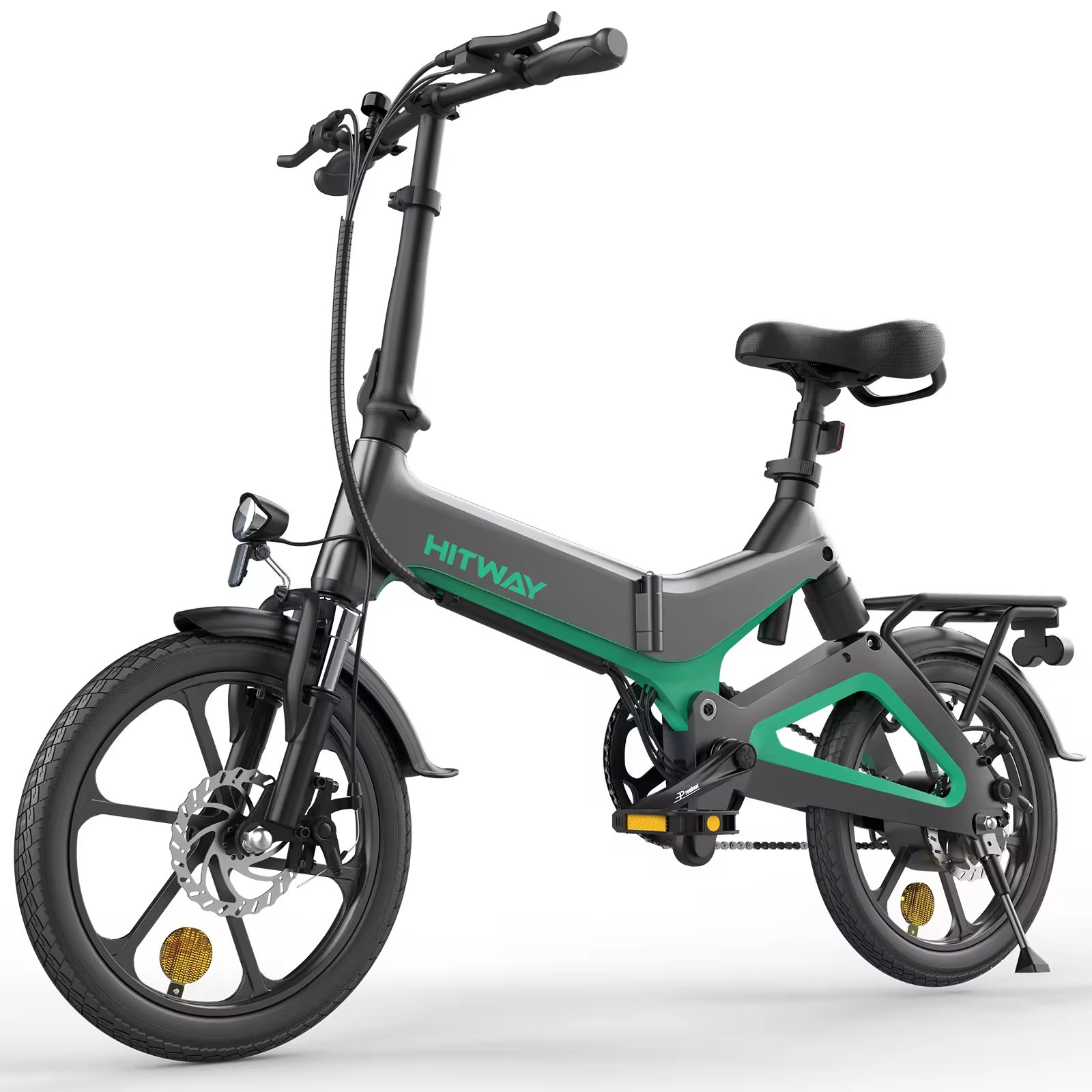 UK EU Warehouse Hot Sale Adult BK2 Folding Electric Bicycle 250W 36V Electric City Bike 16 Inch Foldable Electric Bike