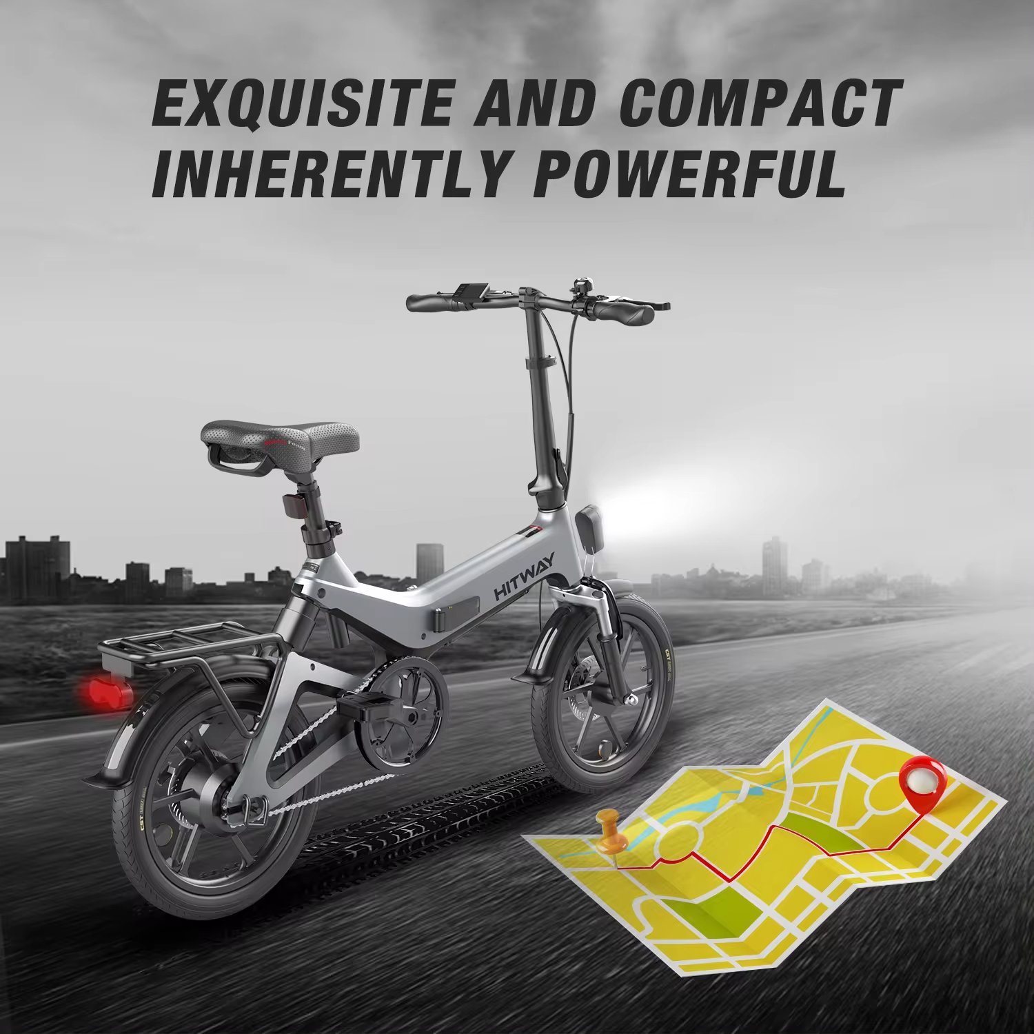 UK EU Warehouse Hot Sale Adult BK2 Folding Electric Bicycle 250W 36V Electric City Bike 16 Inch Foldable Electric Bike