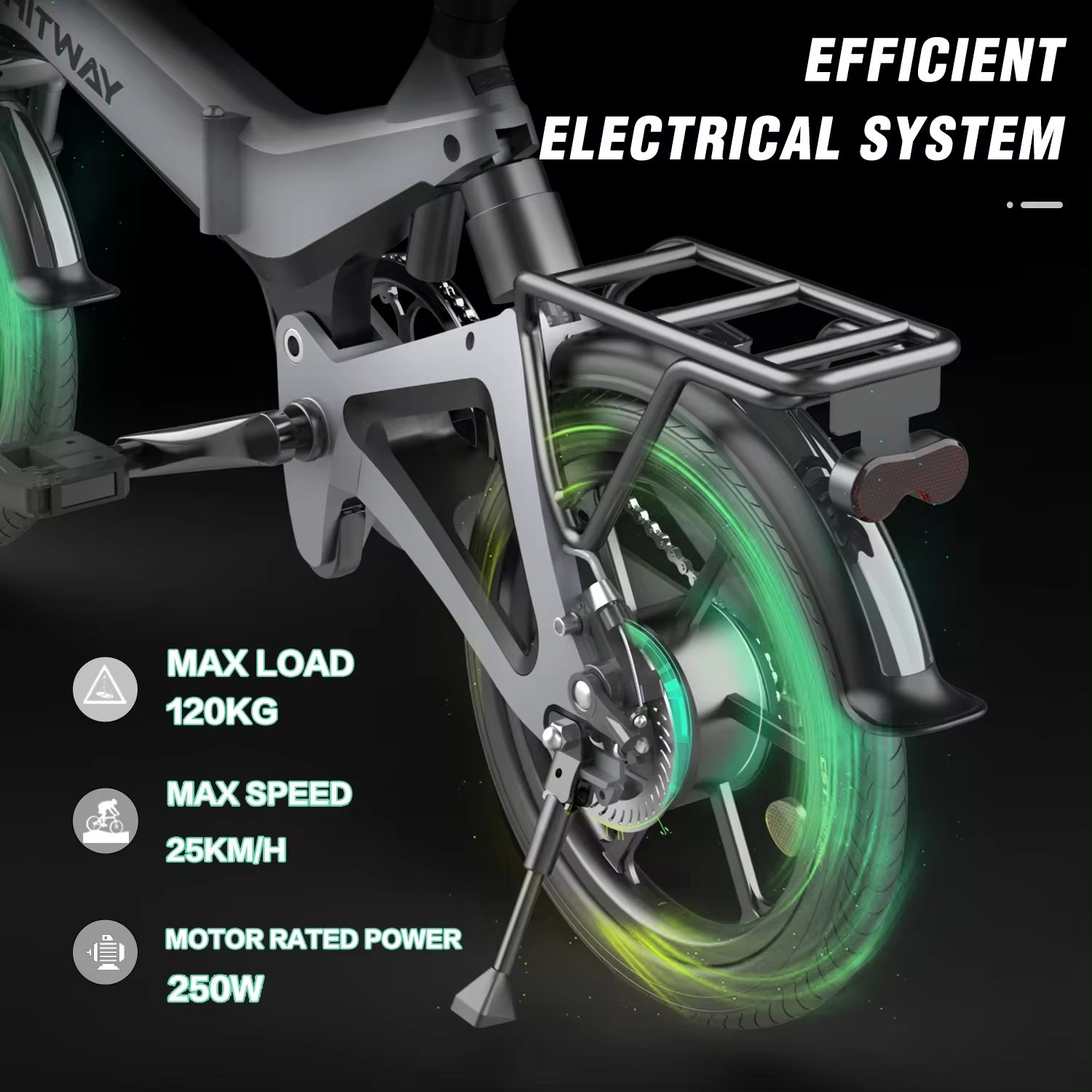 UK EU Warehouse Hot Sale Adult BK2 Folding Electric Bicycle 250W 36V Electric City Bike 16 Inch Foldable Electric Bike