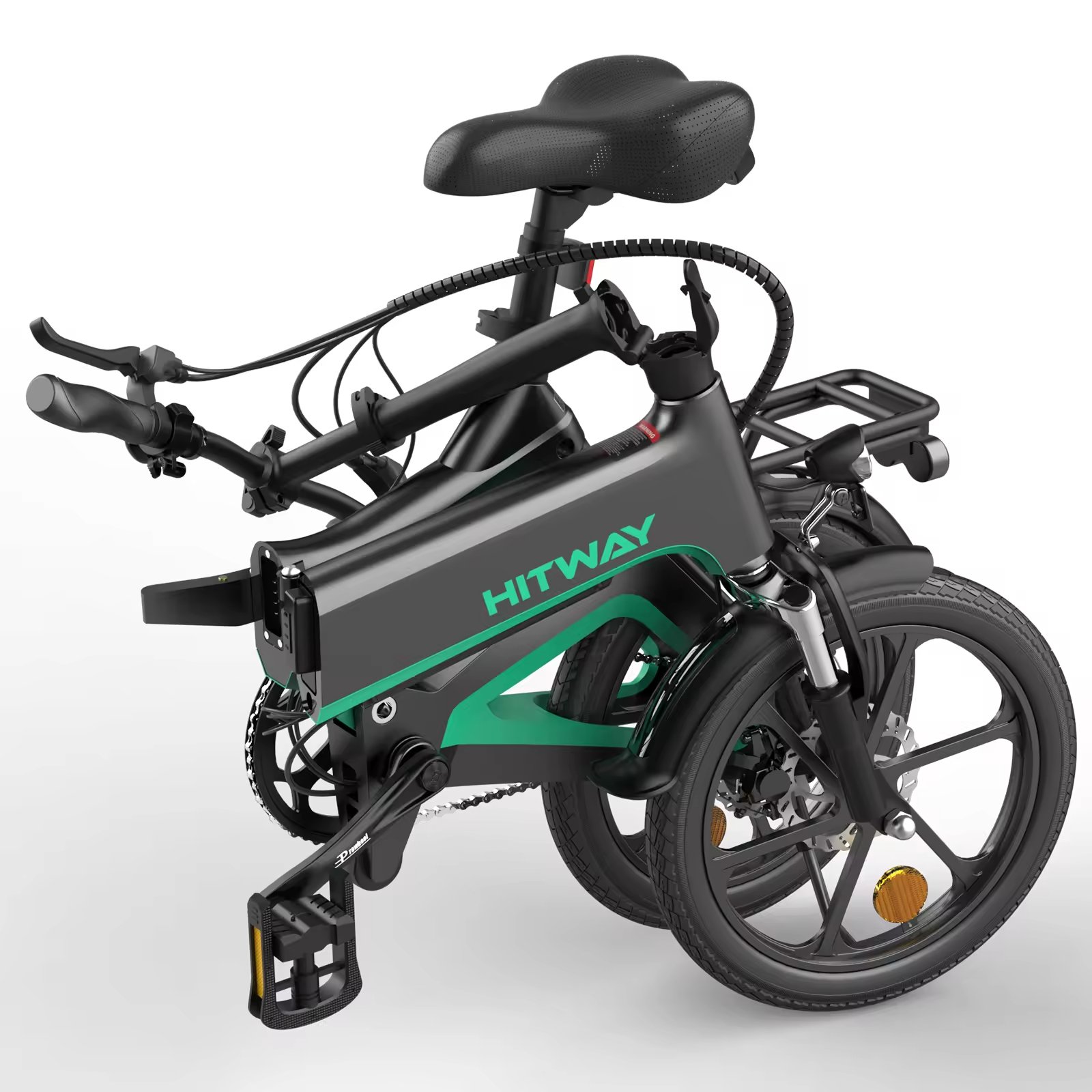 UK EU Warehouse Hot Sale Adult BK2 Folding Electric Bicycle 250W 36V Electric City Bike 16 Inch Foldable Electric Bike