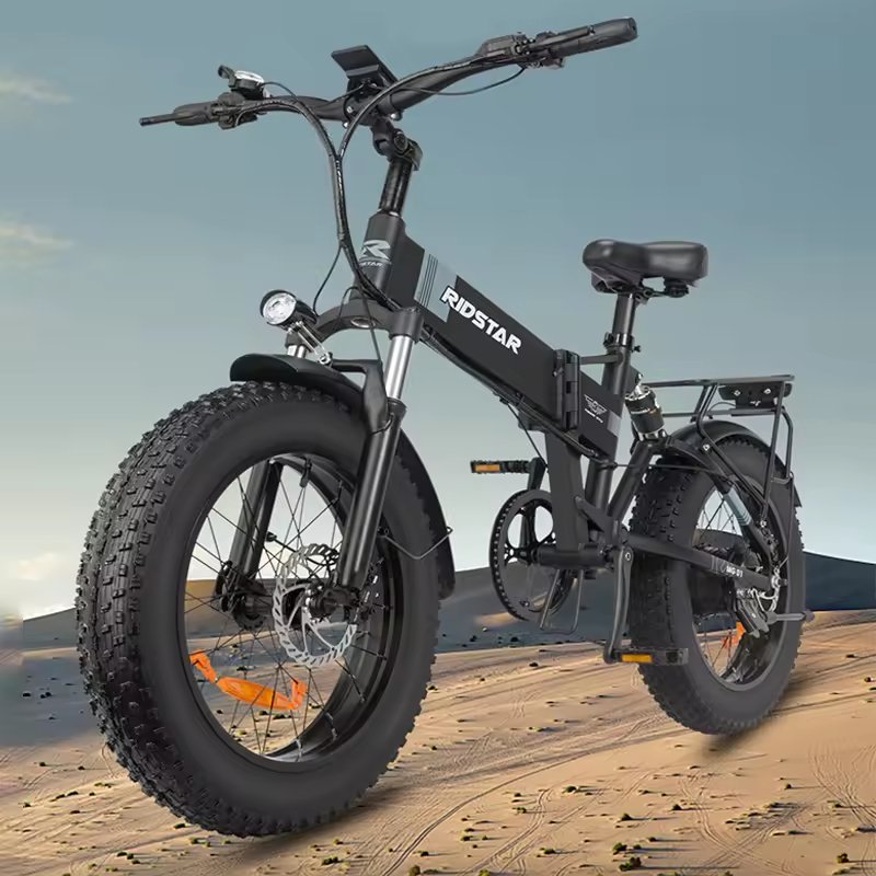Ridstar H20 Li-ion Battery Road Bike Double Seat Folding Electric Mountain Bike