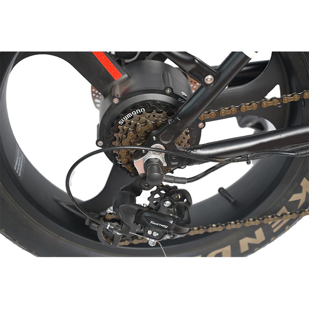 27" fat tire off road Snow Beach Bike long range 500W motor 10AH battery fast speed electric city bike