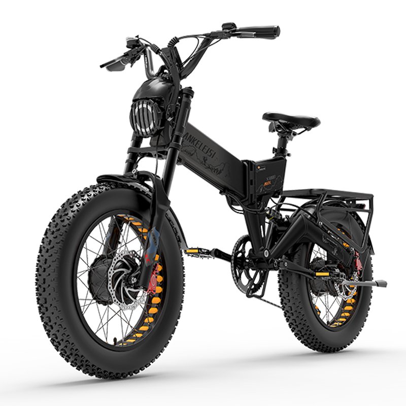 Lankeleisi X3000 MAX 2000W dual motor folding electric bike 48V20Ah full suspension e mountain bike