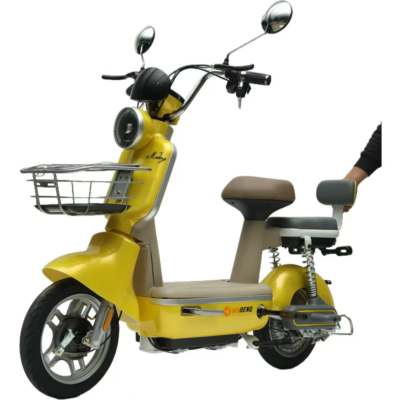 Wholesale 350W/500W Electric City Bike from China Factory 48V12A/20A 3-Speed Gears Lead-Acid Battery Power City Electric Bicycle