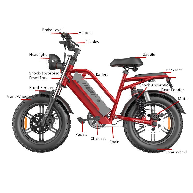 Lithium Battery Retro Electric City Bike 2022 New Cheap Hot Selling Electric Super Fat Tire Ebike