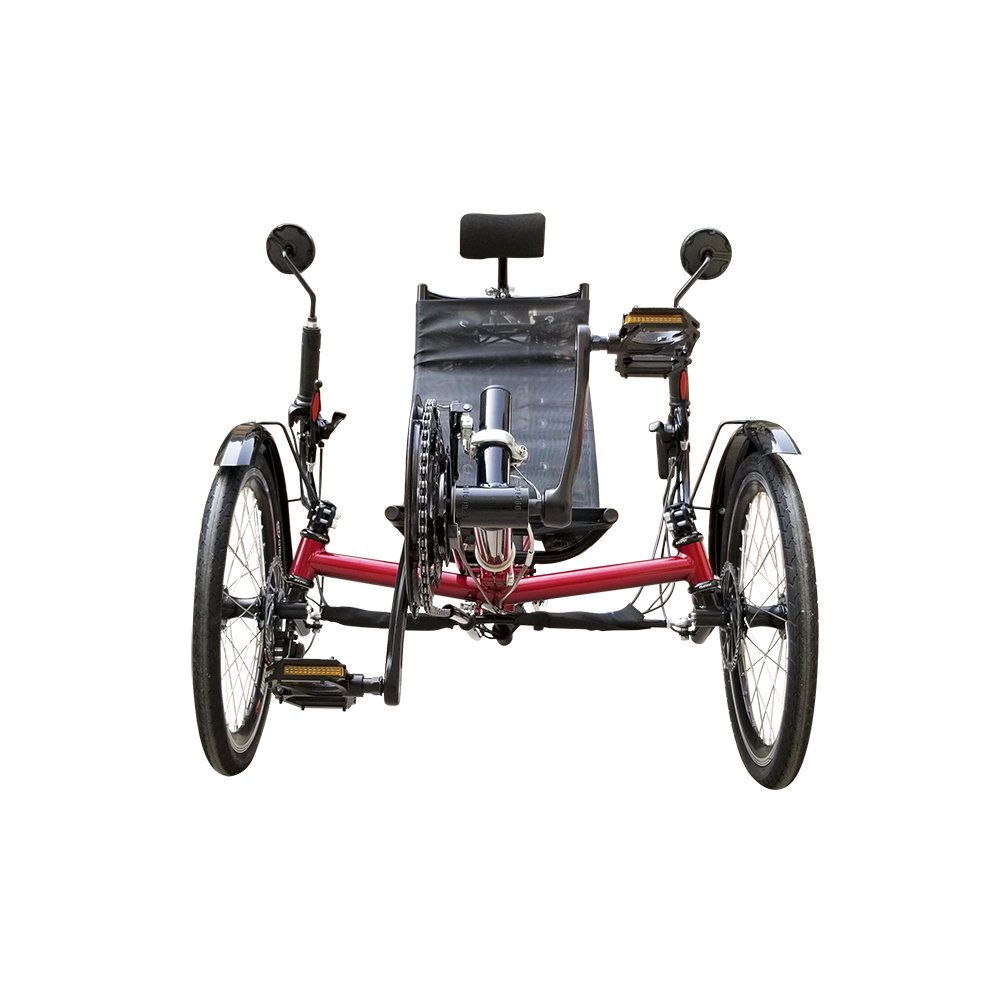 ZZMERCK High Quality Holiday Leisure Adult Three Wheel Bicycle 500W Electric Recumbent Trike with Shipping Cost