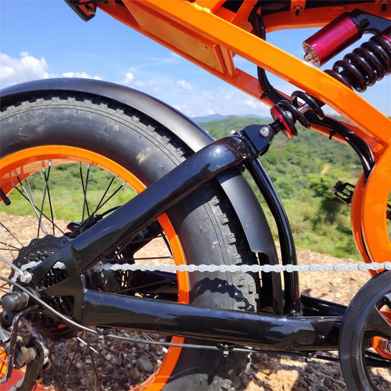 US Warehouse SU8 electric bicycle for adults 1500w 20inch Dirt Fat Tire 48v20ah Long Range Electric Mountain Bike