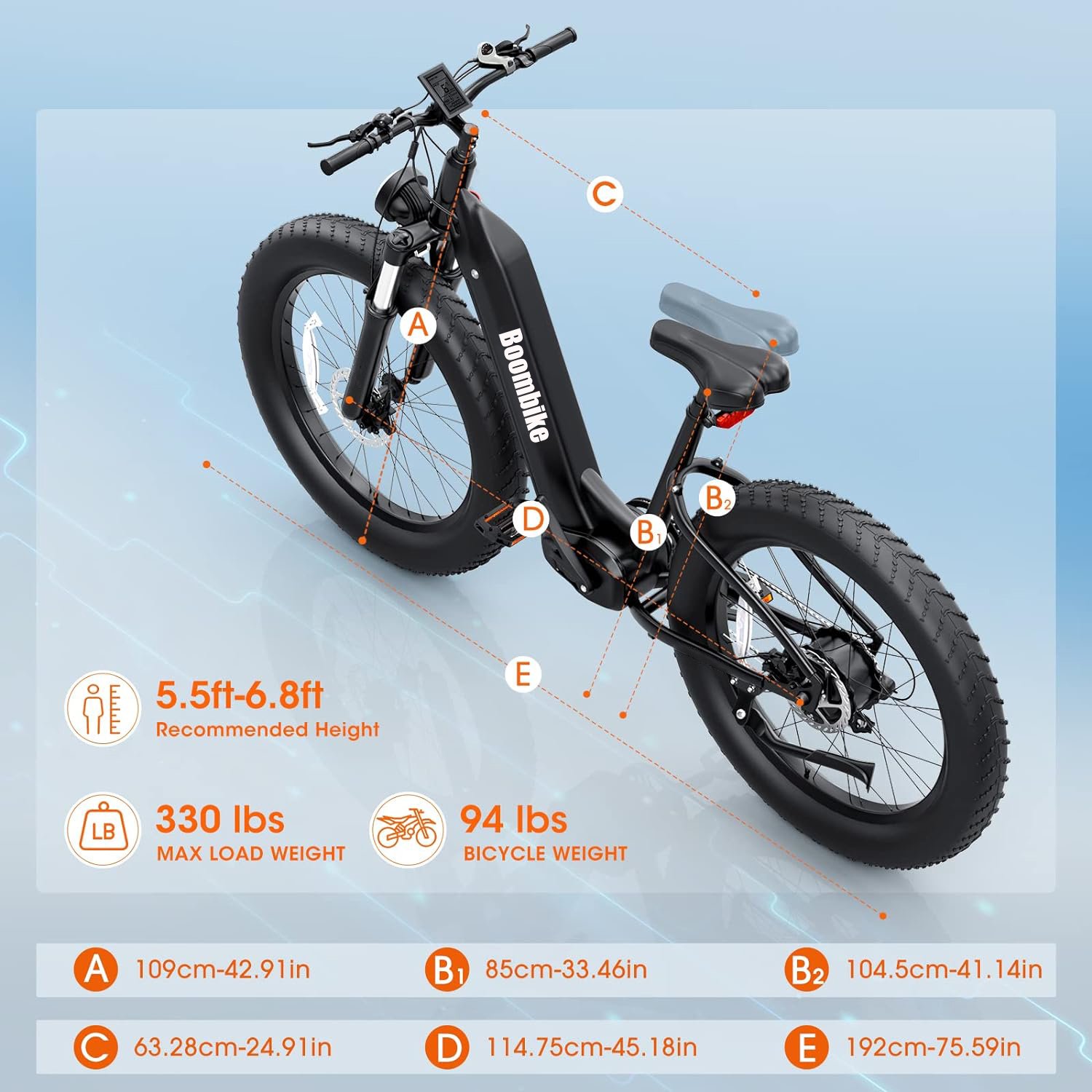New Design 26 Inch Mountain E Bike With 48v 17.5ah Lithium Battery Electric City Bicycle electric bicycle for adults