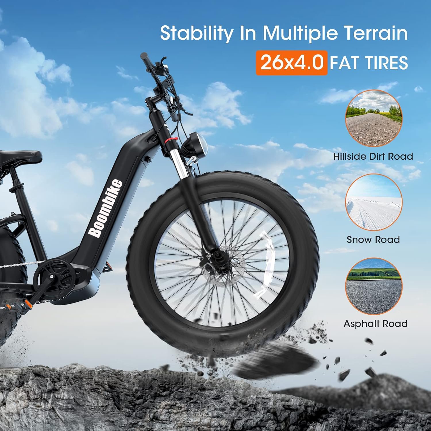 New Design 26 Inch Mountain E Bike With 48v 17.5ah Lithium Battery Electric City Bicycle electric bicycle for adults
