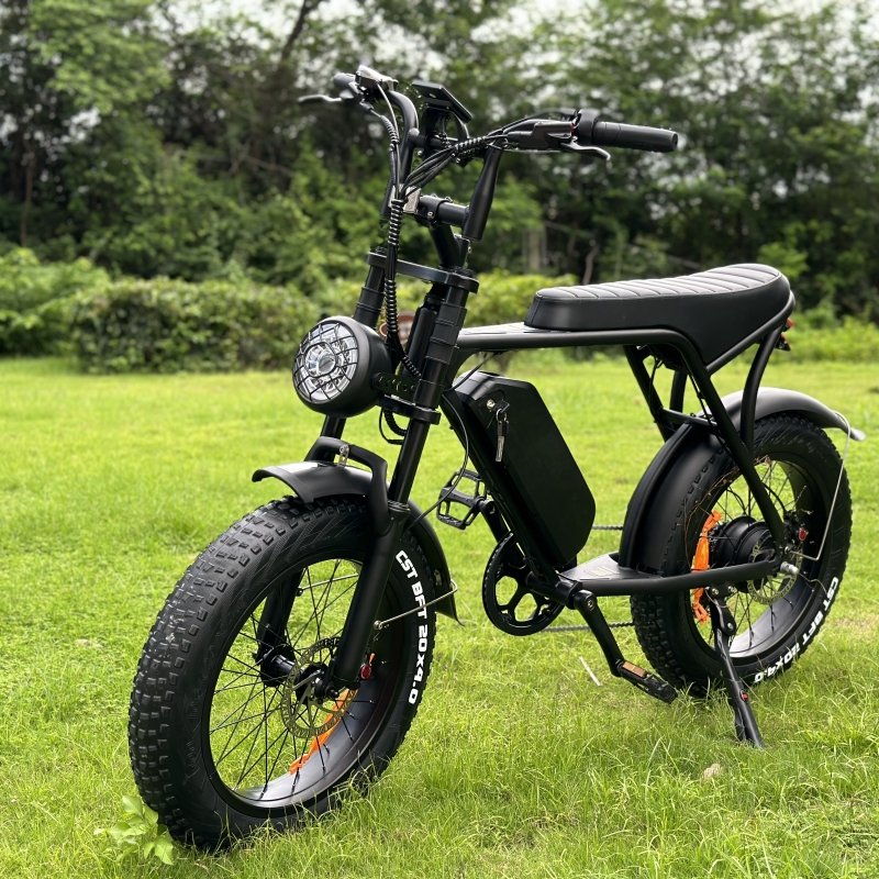 OUXI e bike frame 20 inch fat tire snow electric bike V9 ebike full suspension 1000w e dirt bike e-bike