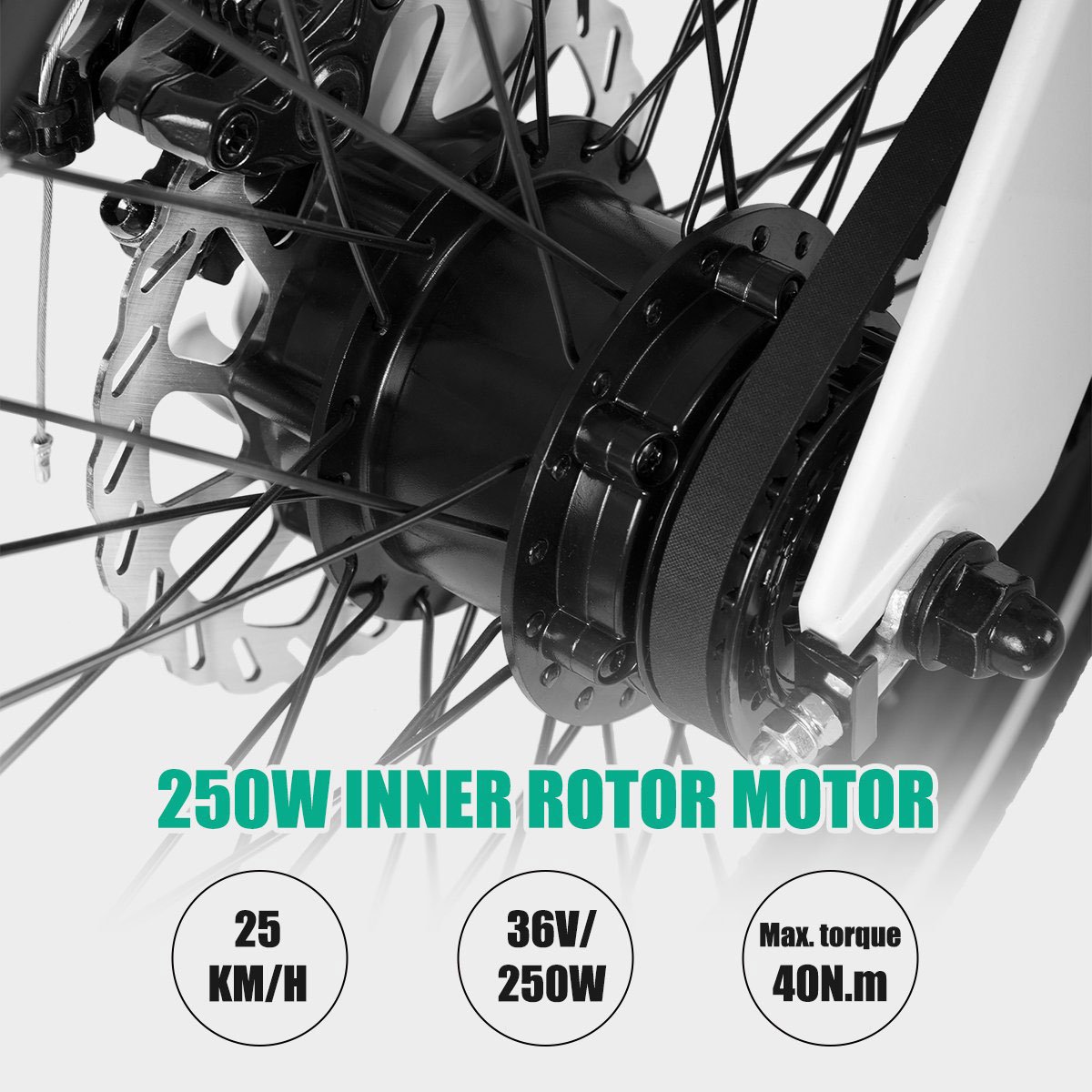 High quality 20 inch Lightweight Magnesium Folding Electric bicycle 250W Foldable E bike with Carbon Belt 10Ah Hidden Battery