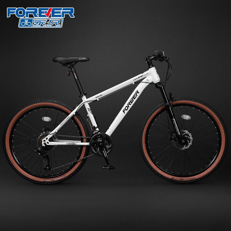 FOREVER Factory Hot Sale 24/26/27.5 Inch Bicycles 24-30 Speed High-Carbon Steel Frame Off Road Mountain Bike