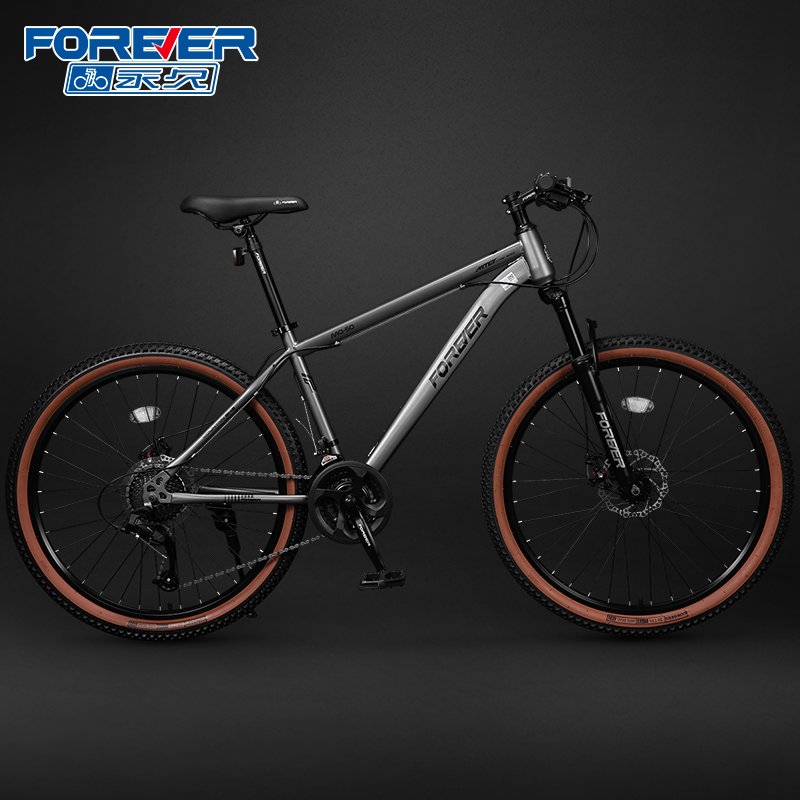 FOREVER Factory Hot Sale 24/26/27.5 Inch Bicycles 24-30 Speed High-Carbon Steel Frame Off Road Mountain Bike
