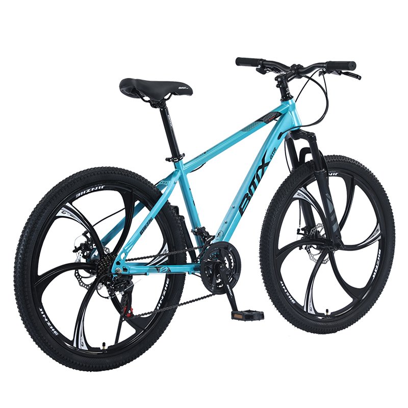 Manufacturers supply mountain bike 26-inch double disc brake variable speed student adult bicycle integrated wheel mountain bike