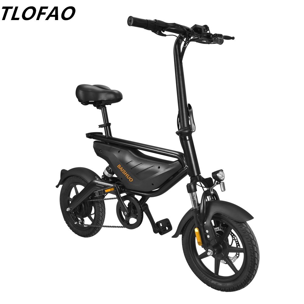 Folding Electric Bike Bicycle City Steel New Arrived Popular Single Speed 14 Inch 12 V Lithium Battery Rear Hub Motor 1 Speed