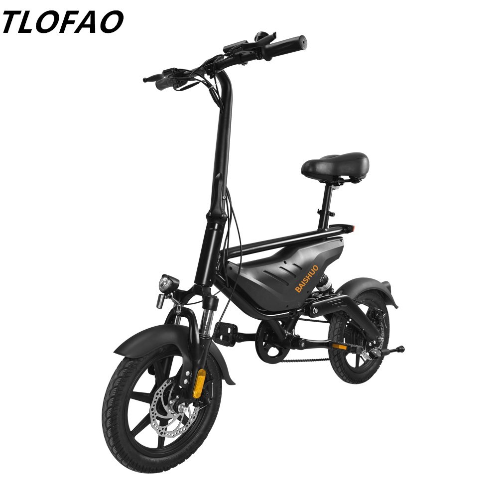 Folding Electric Bike Bicycle City Steel New Arrived Popular Single Speed 14 Inch 12 V Lithium Battery Rear Hub Motor 1 Speed
