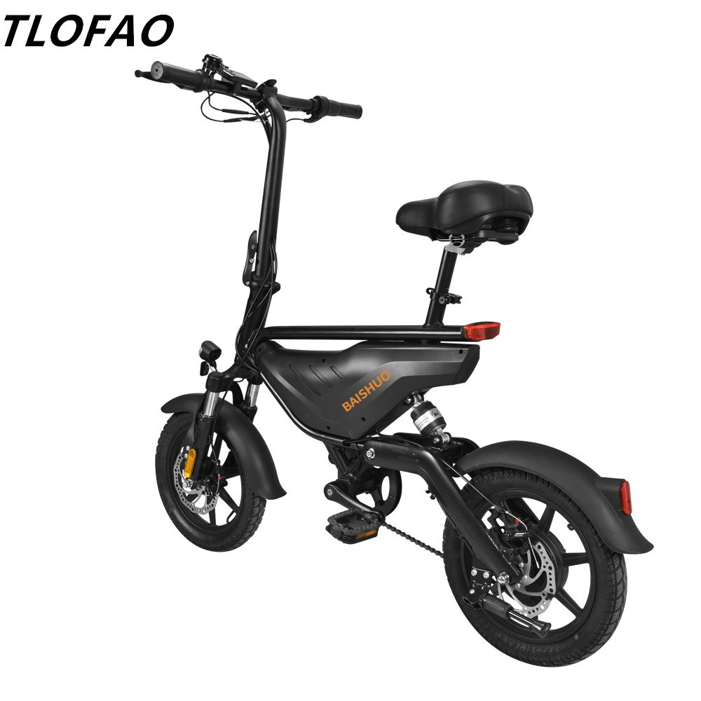 Folding Electric Bike Bicycle City Steel New Arrived Popular Single Speed 14 Inch 12 V Lithium Battery Rear Hub Motor 1 Speed