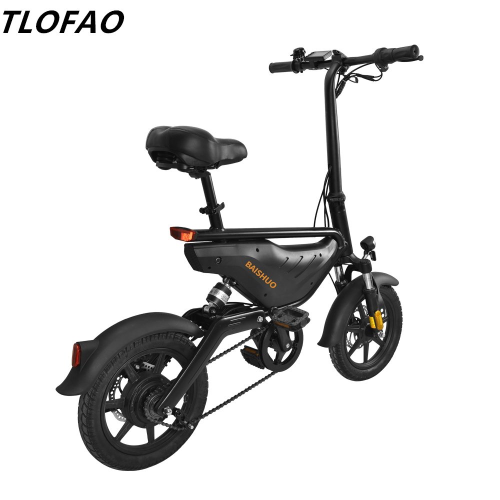 Folding Electric Bike Bicycle City Steel New Arrived Popular Single Speed 14 Inch 12 V Lithium Battery Rear Hub Motor 1 Speed