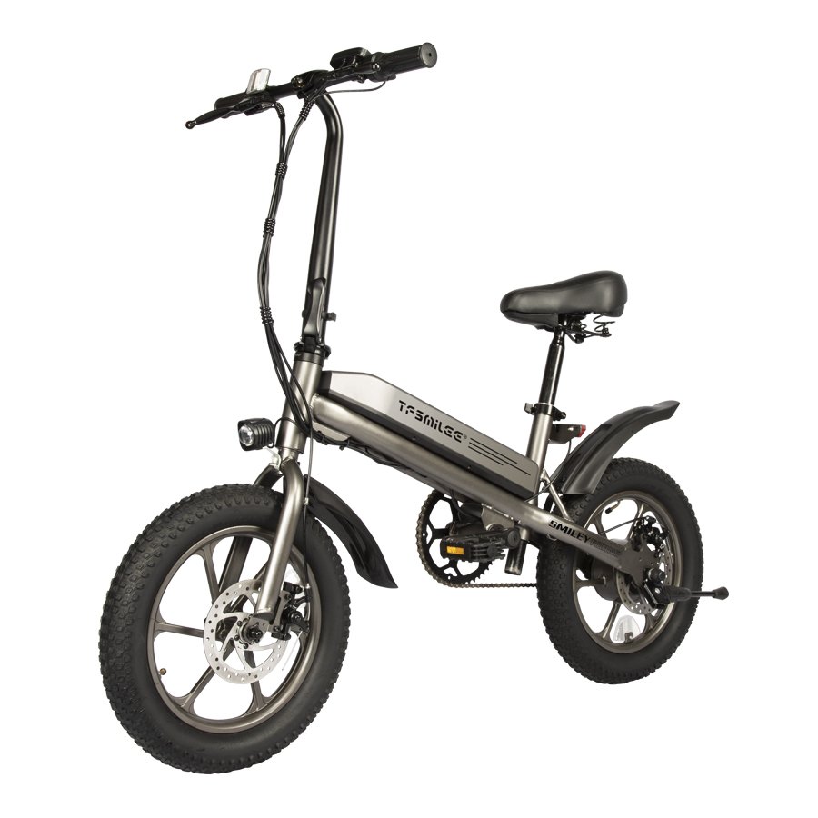 European Warehouse S5 7-Speed Electric Folding Bicycle 36V Rear Hub Motor Steel Frame Disc Brake 60km Range per Power