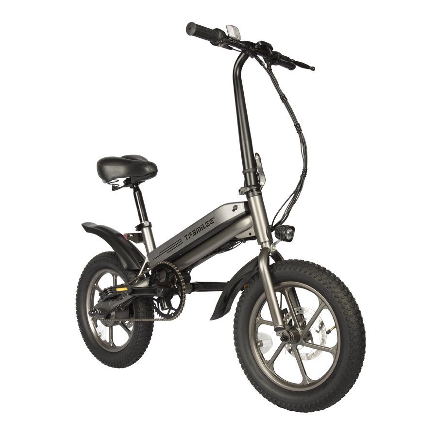 European Warehouse S5 7-Speed Electric Folding Bicycle 36V Rear Hub Motor Steel Frame Disc Brake 60km Range per Power
