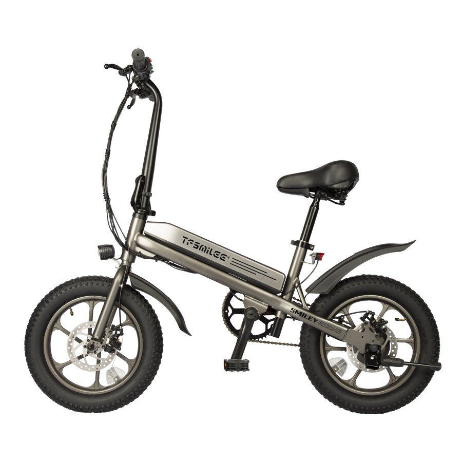 European Warehouse S5 7-Speed Electric Folding Bicycle 36V Rear Hub Motor Steel Frame Disc Brake 60km Range per Power